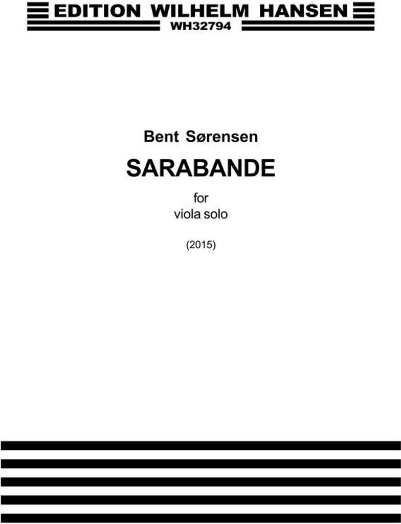 WH32794 Sarabande for viola