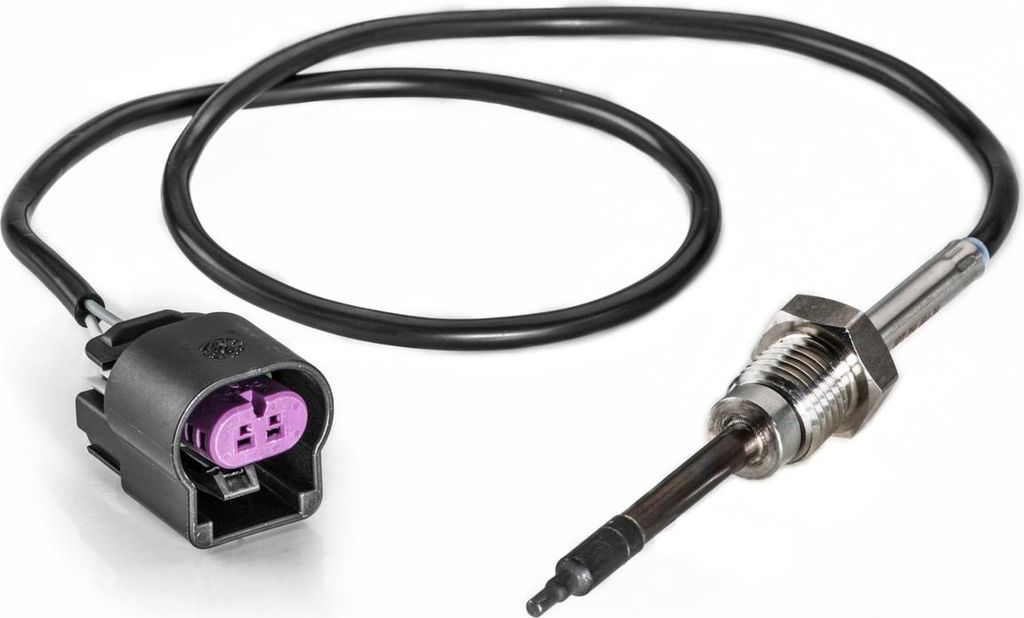 Sensor Abgastemperatur geschraubt 2-polig 530 mm Kabel HELLA für u.a. CHEVROLET