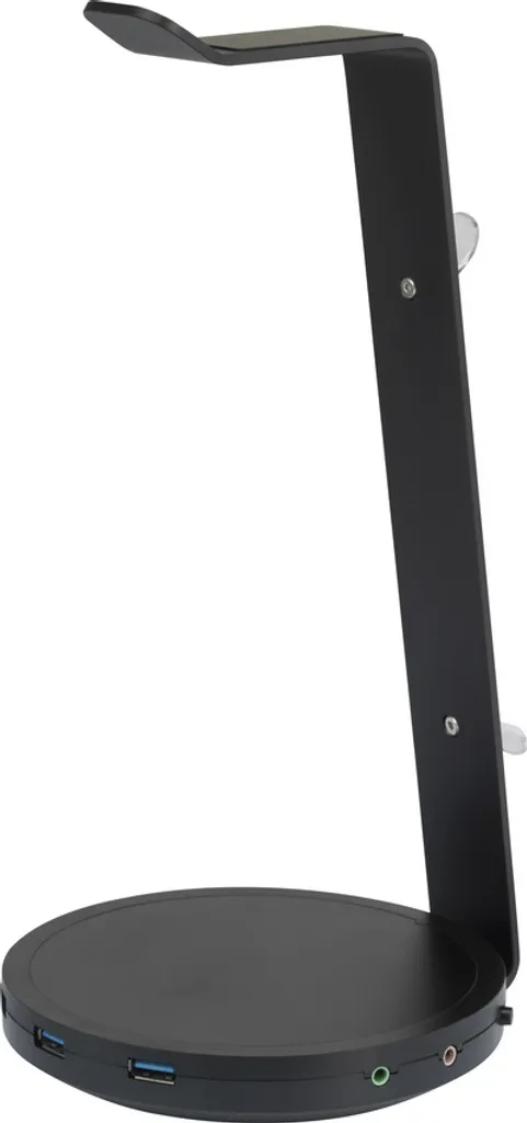 Renkforce RF-4284834 Supporto Cuffie con Hub USB 3.0 e Jack 3.5mm