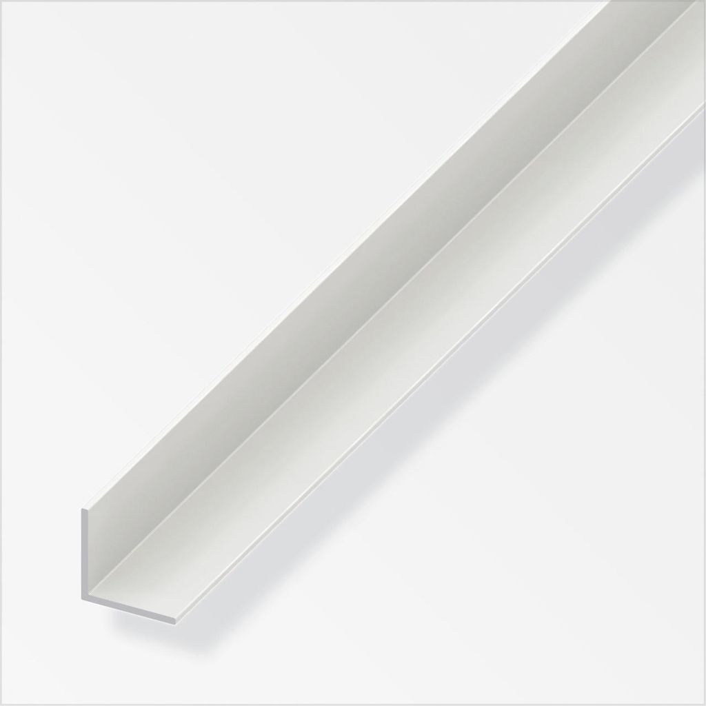 alfer Winkel 2 m, 30 x 30 mm PVC (Kunststoff) glatt weiss