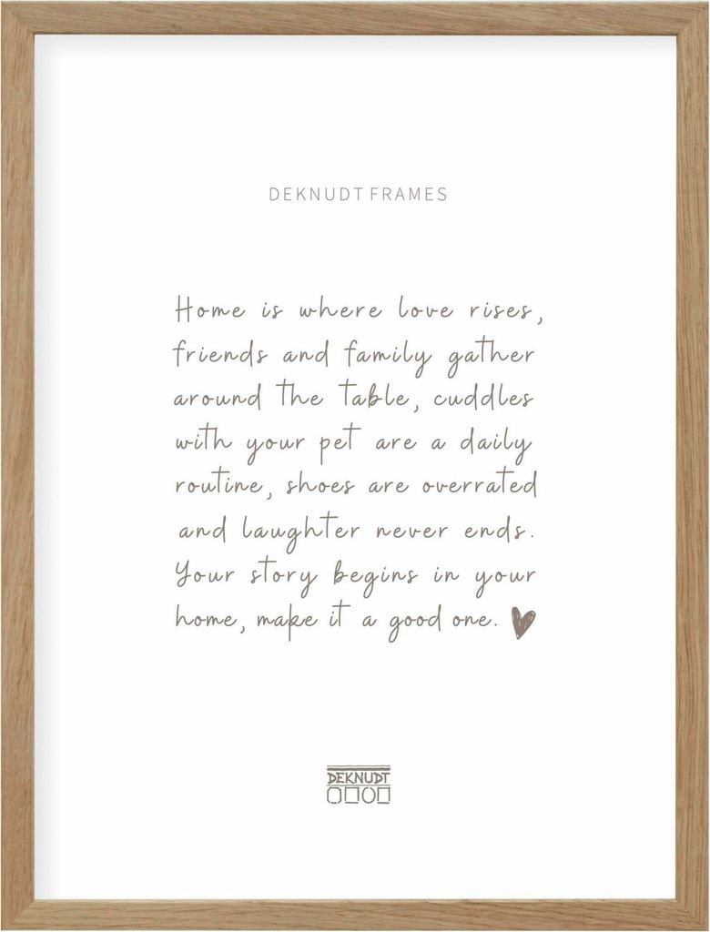 Deknudt S47CJ1 30x40 Bilderrahmen aus massiver Eiche