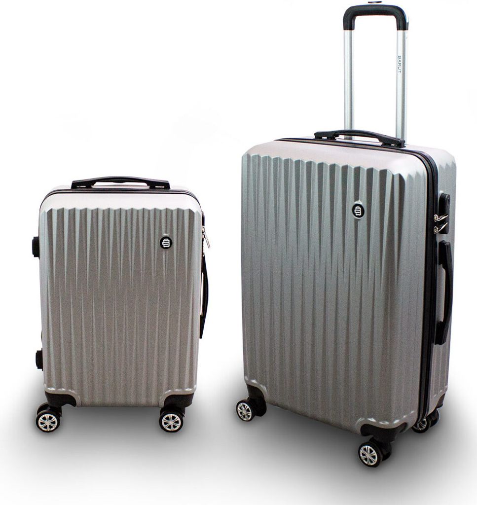 Barut Reisekofferset General 2-teilig M + L Silber MS-17295 Produktbild 