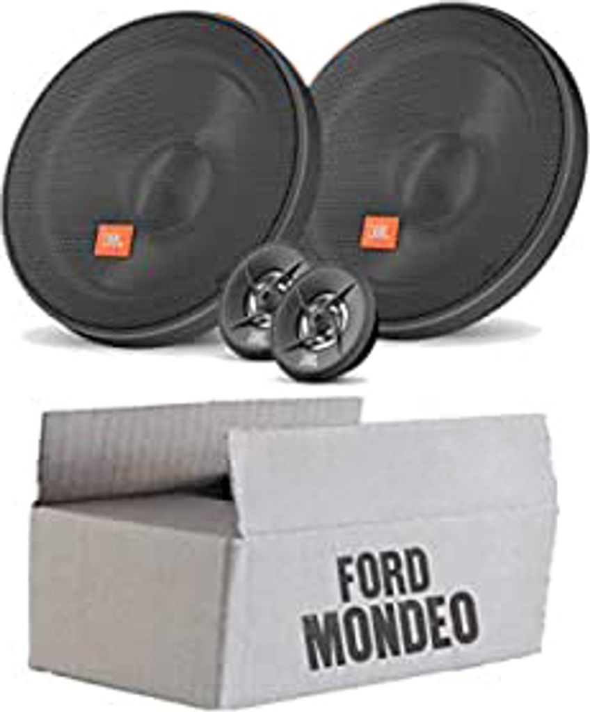 Lautsprecher Boxen JBL 16,5cm System Auto Einbausatz - Einbauset passend für Ford Mondeo Front Heck - justSOUND