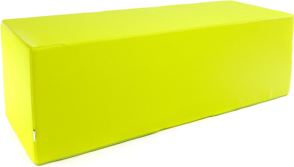Ecopuf, Sitzkissen Kinder Baby, Bodenkissen Sitzsack, 45x110x45cm, Limonengrün