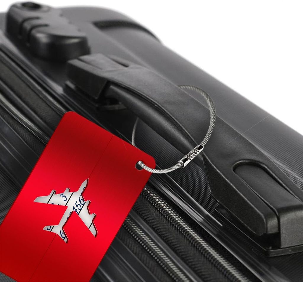 Reise Kofferanhänger Namensschild Gepäck Anhänger Schild Produktbild 3