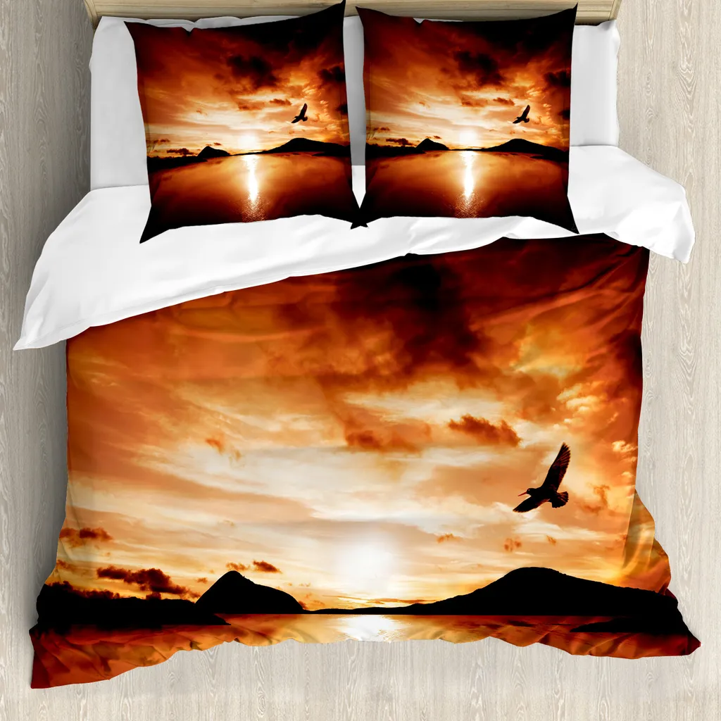 Restyling Camera da Letto: Set ABAKUHAUS Birds 155x220 Giallo