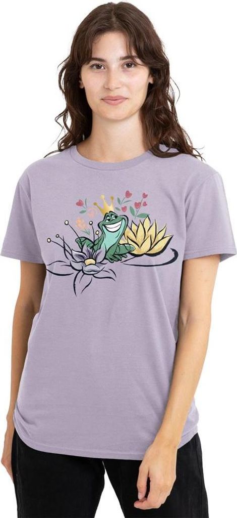 The Princess and the Frog - T-Shirt für Damen TV25337 (XL) (Lavendel)