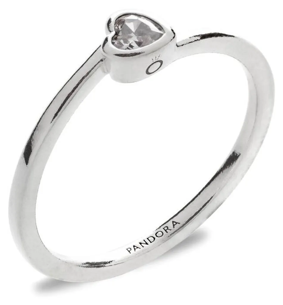 Bague Scintillante Pandora 199267C02 Argent 925 Pavage Bleu Royal 54