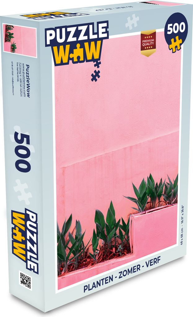 MuchoWow Puzzle 500 Teile Pflanzen - Sommer - Farbe - Denken - Spiel - Toy