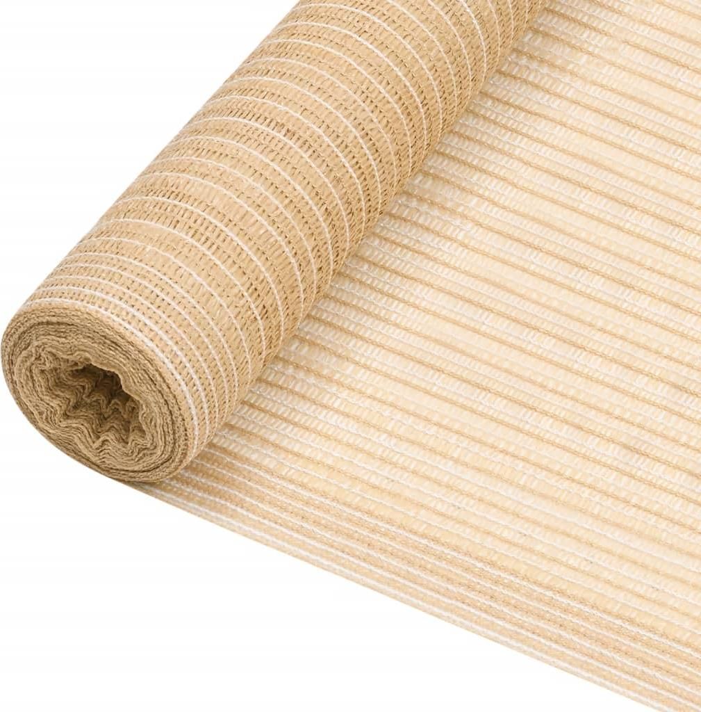 Zaunblende Beige 3,6x25 m HDPE 195 g/m²