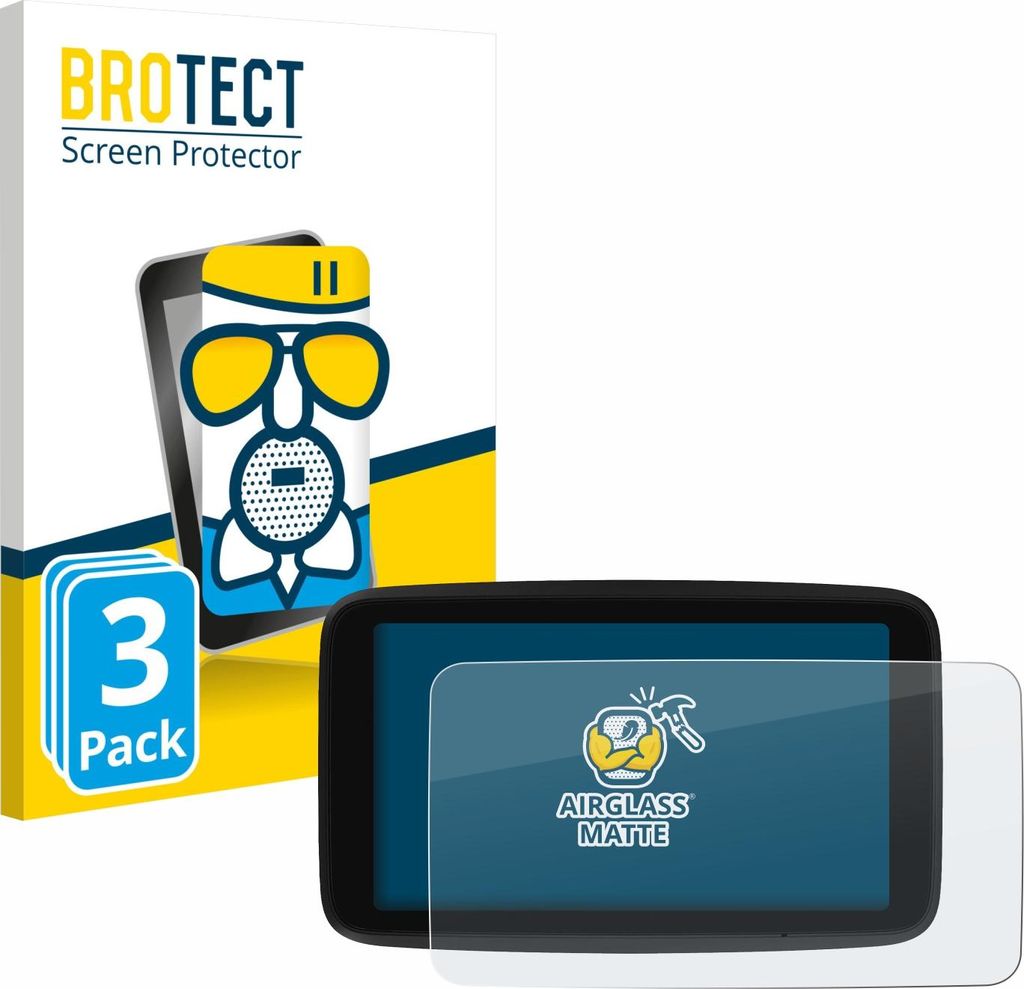 3x BROTECT Entspiegelungs Schutzglas für TomTom GO Classic 5" (2. Generation) Schutzfolie Panzer Folie Glas Display Schutz matt
