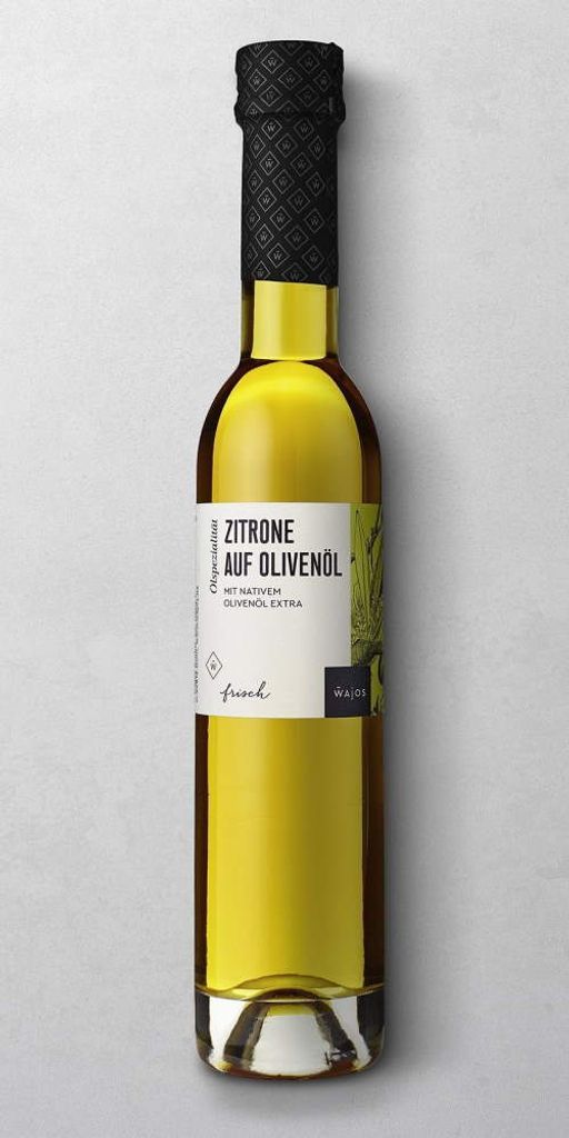 Wajos Zitrone auf Olivenöl Olivenölzubereitung 250ml Produktbild 