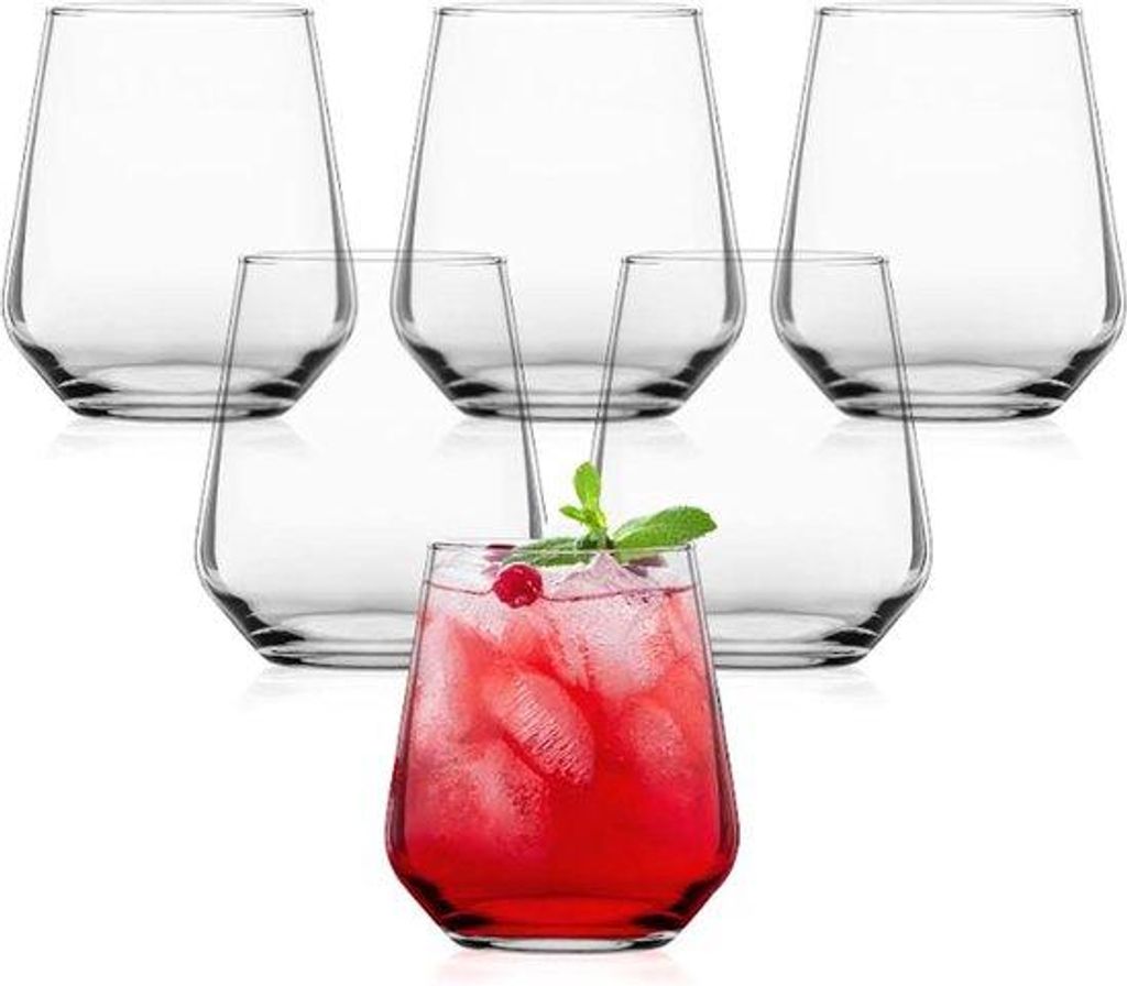 Cocktailgläser-Set 6 Stück 425ml Longdrink Glas