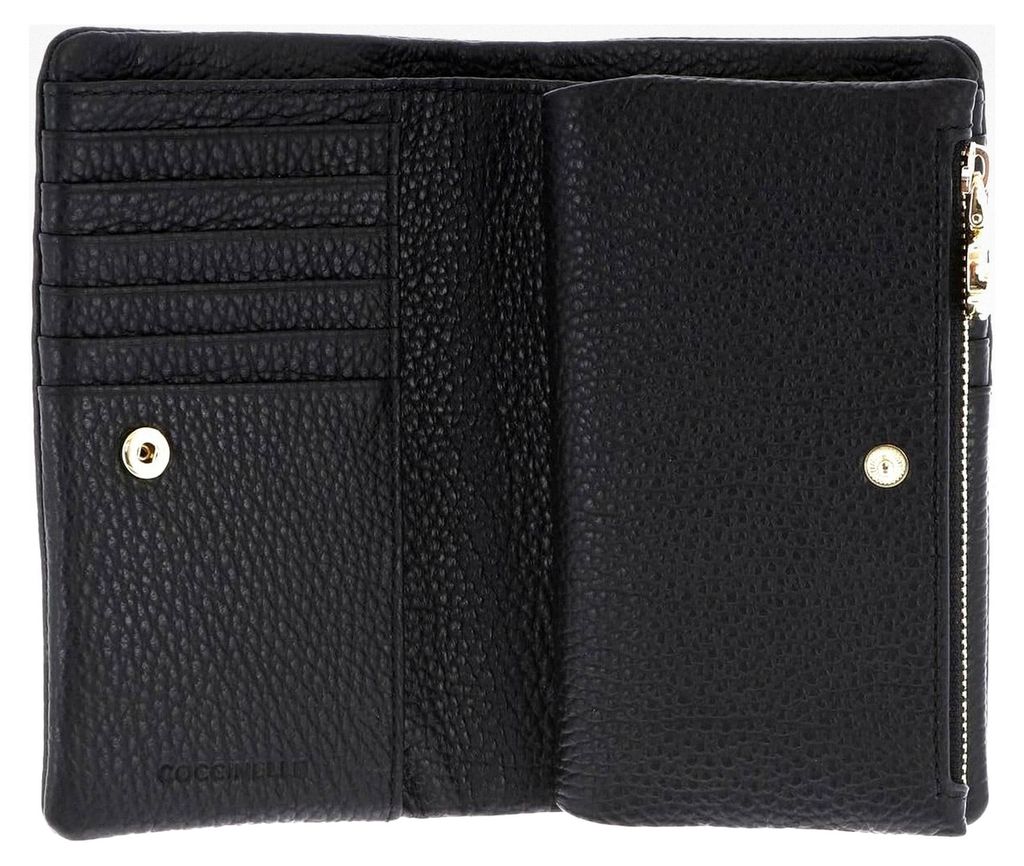 Leder Geldbörse C-Me Softy Wallet Schwarz