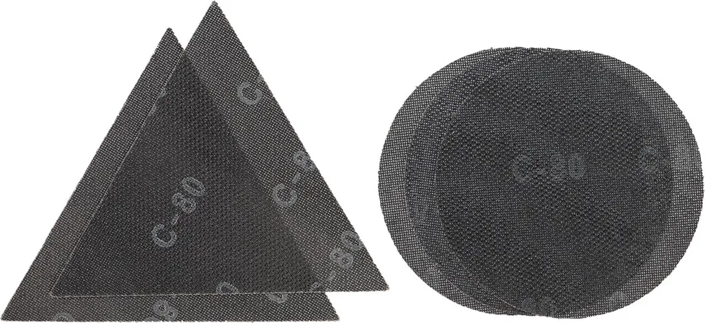 Einhell Set 5 Pezzi Carta Abrasiva a Rete Ø 225mm per Levigatrici Muro