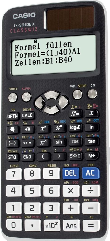 CASIO Schulrechner FX-991 DE X ClassWiz Produktbild