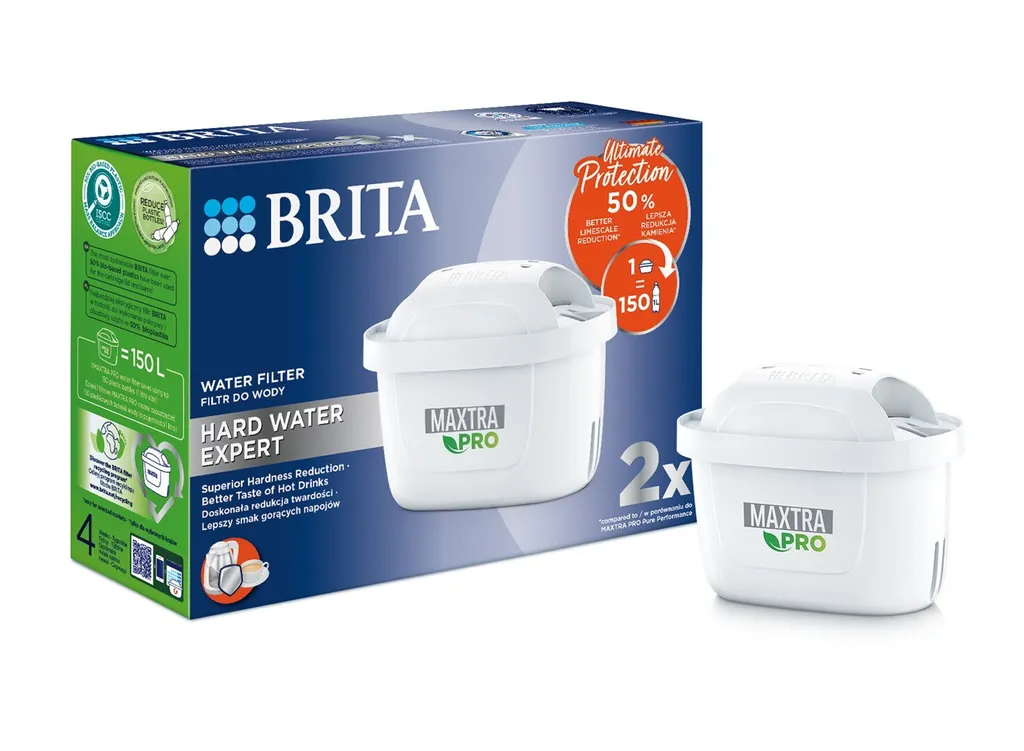 Ricambi Brita Maxtra Pro Hard Water Expert 2 Pack - Stop Calcare