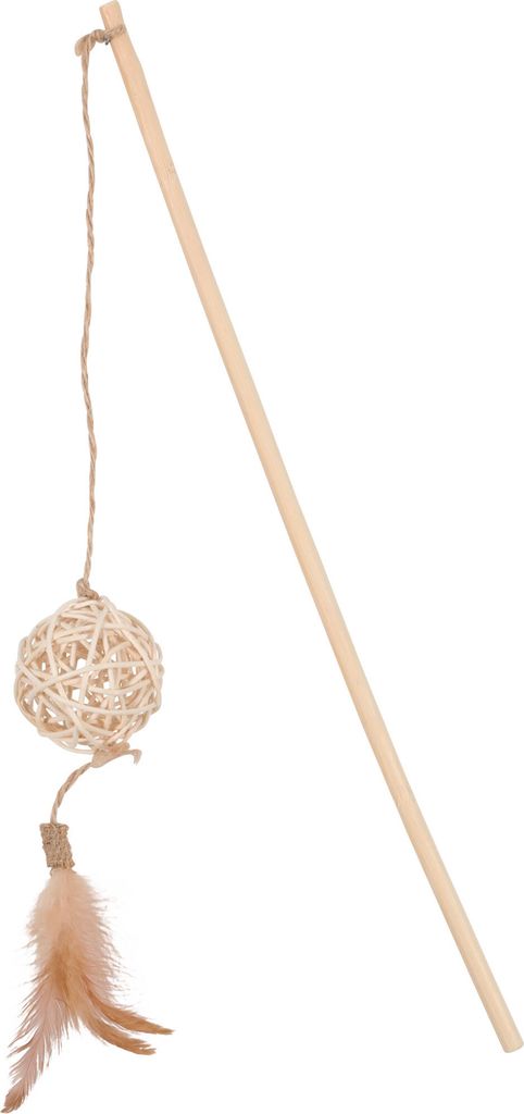 Zolux Ethicat Katzenspielzeug Angeln Ball Aus Rattan Und Pi