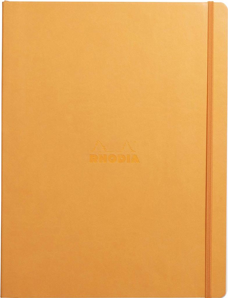 RHODIA Notizbuch RHODIARAMA DIN A4+ liniert orange 72 Blatt
