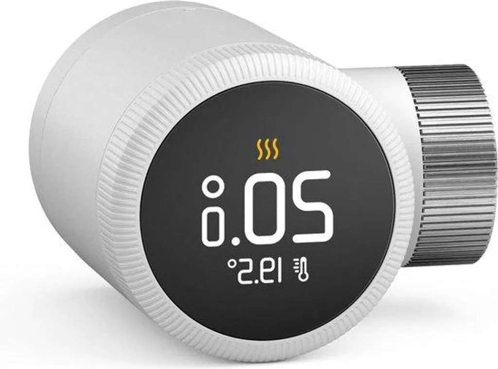 Bouton de radiateur intelligent Zigbee blanc pour économies d'énergie