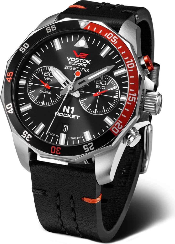 Vostok Europe 6S21-225A707-LBBLK Herrenuhr Chronograph Produktbild 2