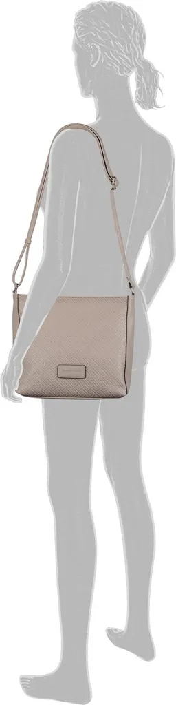Tom Tailor Mirenda Sac à bandoulière Taupe - Sacoche Femme Élégante