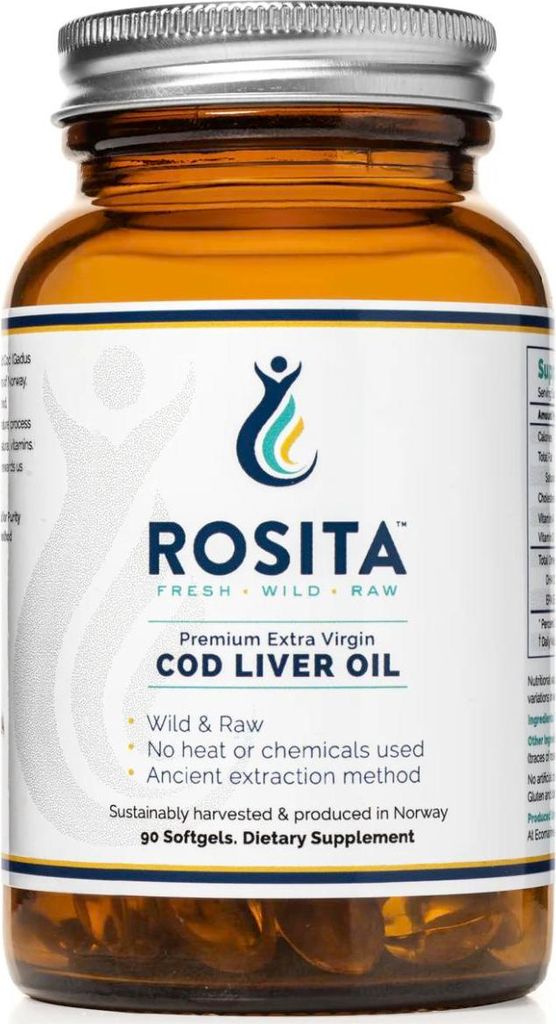 Rosita Extra Virgin Cod Liver Oil, Olio extravergine di Immagine del prodotto 
