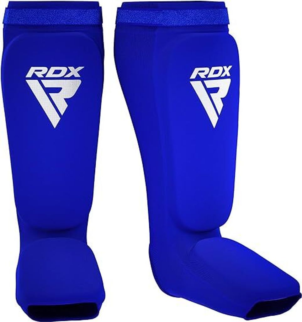 RDX Schienbeinschoner Kickboxen, Schienbeinschützer Thaiboxen Kampfsport Muay Thai MMA Spannschützer, Schienbeinschutz Polster Shin Guard Sparrin...