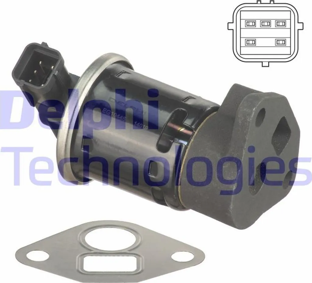 Vanne EGR DELPHI EG10445-12B1 pour Nubira et Lacetti - OE 96253548