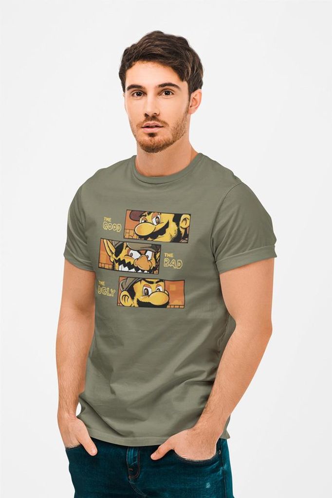 D&B Uni Polo GM00001 SuperMario MilitärGrün-Größe 4XL