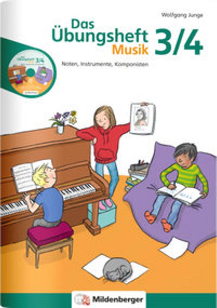 Das Übungsheft Musik 3/4 Image du produit 