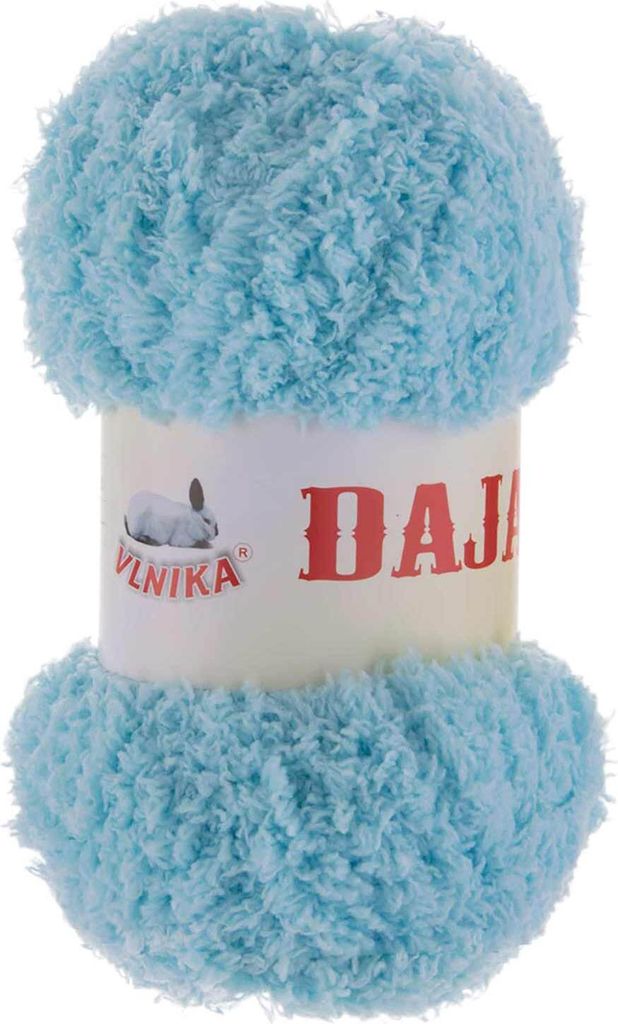 50g Kuschelgarn Daja Kuschelwolle Chenille-Strickgarn Farbauswahl, Farbe:hellblau