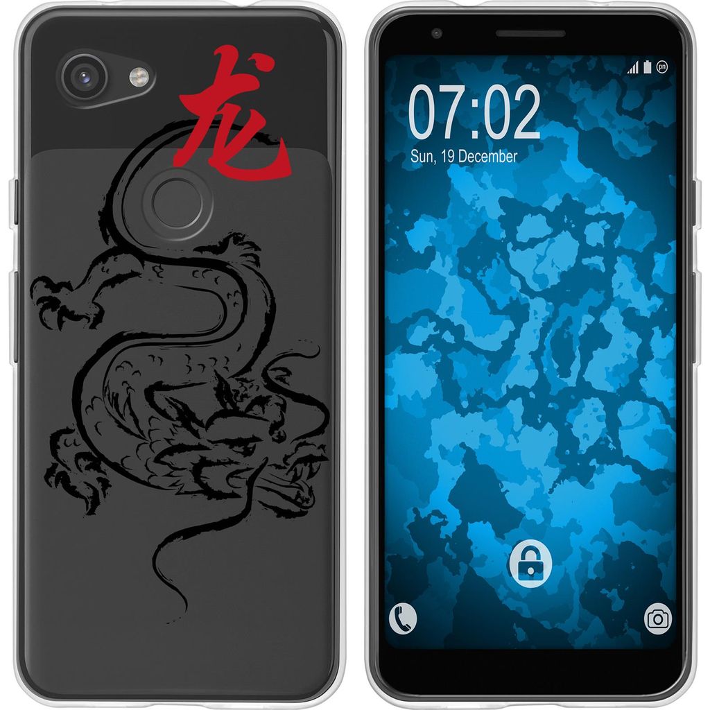 PhoneNatic Case kompatibel mit Google Pixel 3a Silikon-Hülle Tierkreis Chinesisch M5