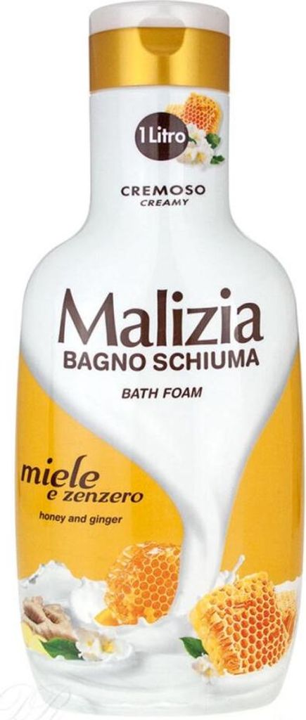 MALIZIA Bagno Schiuma Miele e Zenzero 1l Immagine del prodotto 