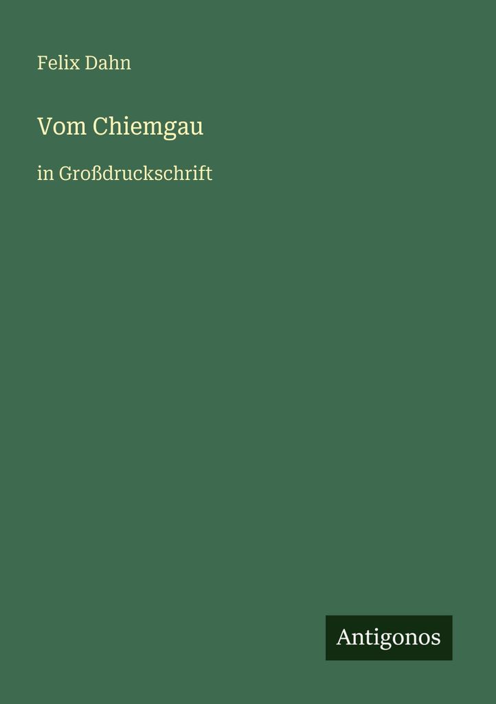 Vom Chiemgau