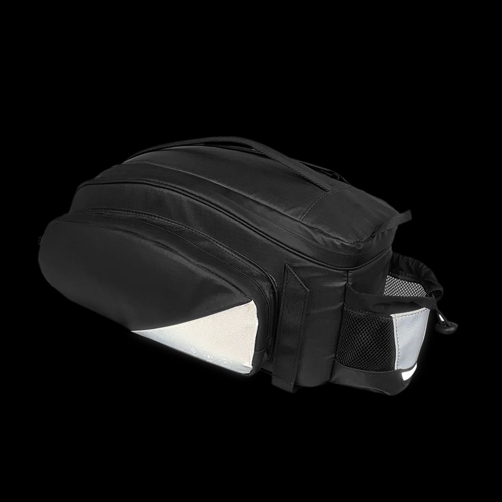 Fahrrad-Gepäckträgertasche, reflektierend, Fahrrad-Rücksitztasche, Kofferraumtasche, Fahrradgepäck, Frachtträgertasche, Fahrradtasche mit Schu...