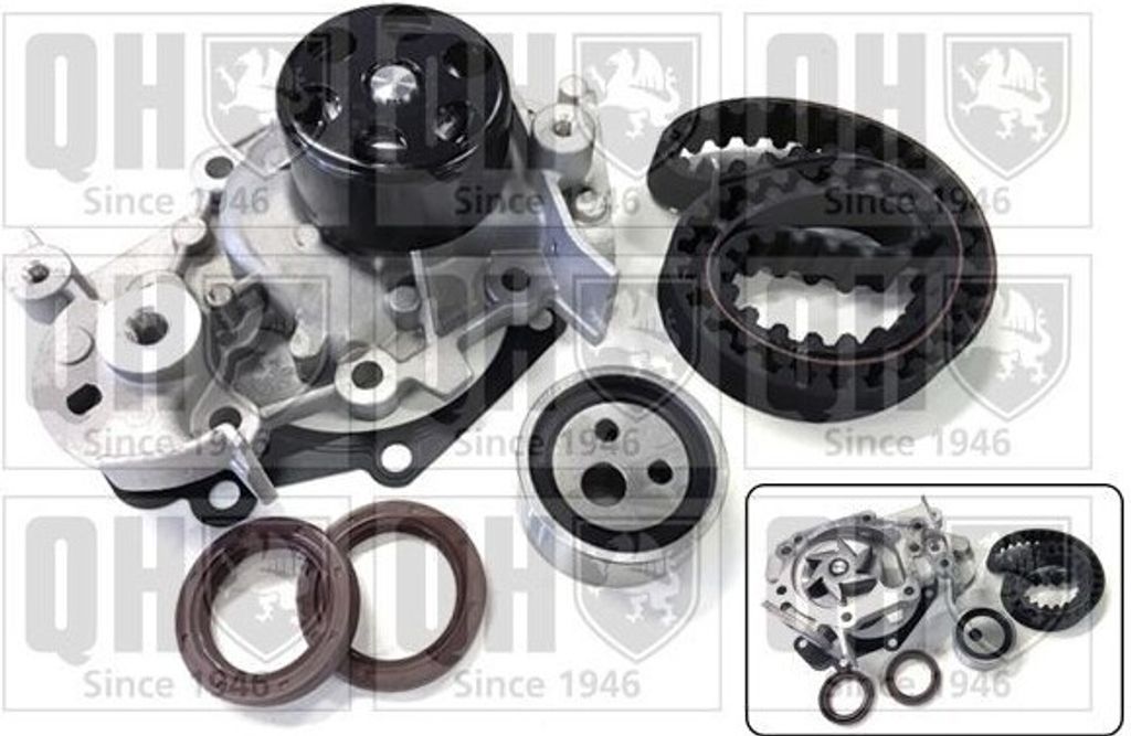 QUINTON HAZELL QBPK2392 Zahnriemensatz + Wasserpumpe für RENAULT TWINGO II (CN0)