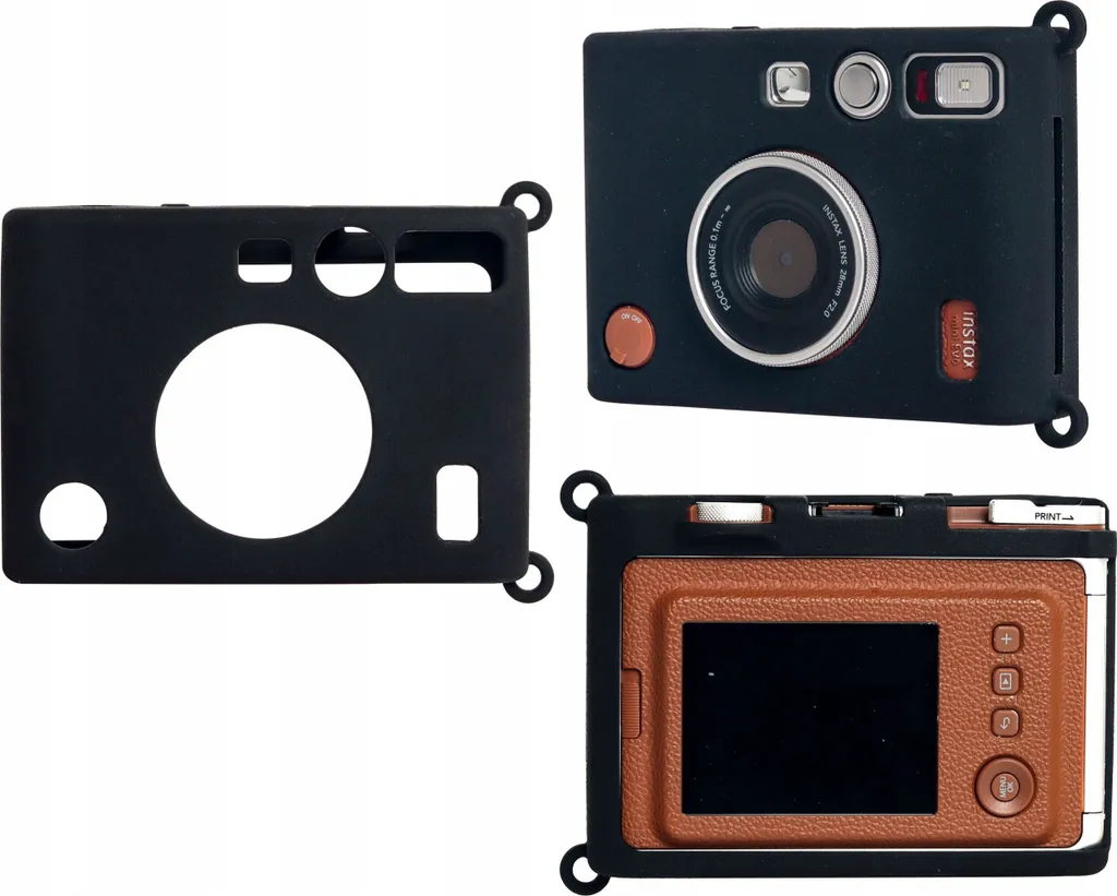 Custodia Morbida Mini EVO Fujifilm Nera - Protezione per Famiglie
