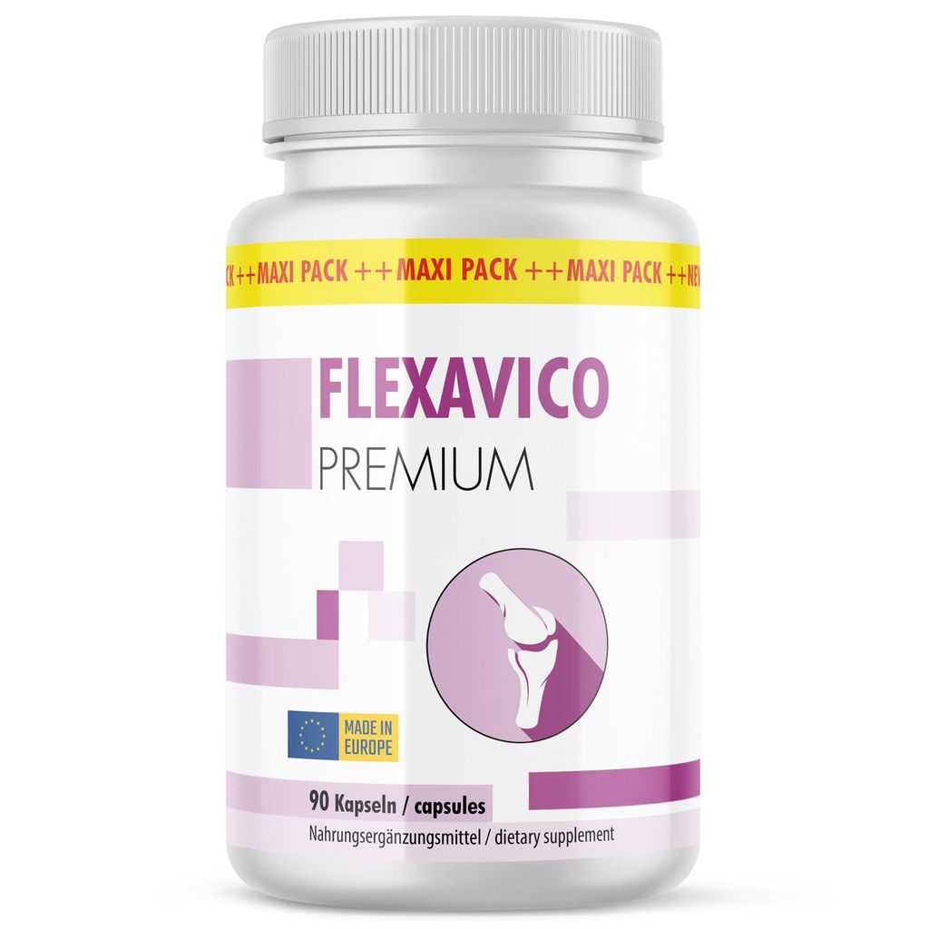 Flexavico Kapseln | ihr Begleiter im Alltag | mit Produktbild 