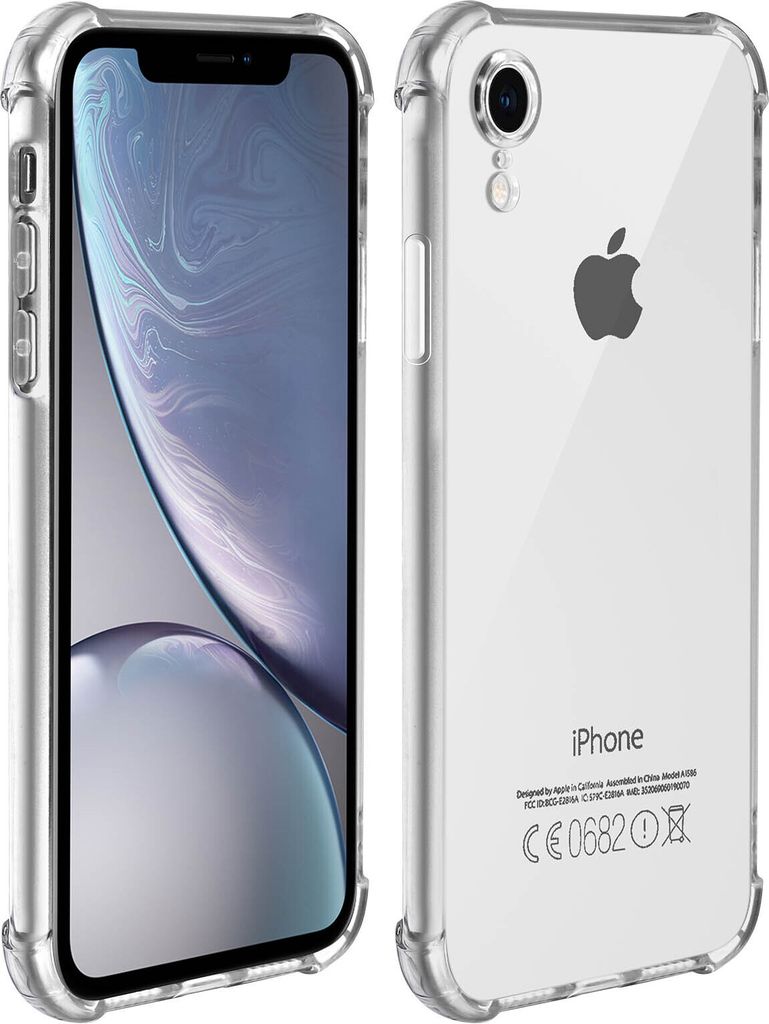 Avizar, Soft Gelhülle mit verstärkten Ecken für Apple iPhone XR, Transparent