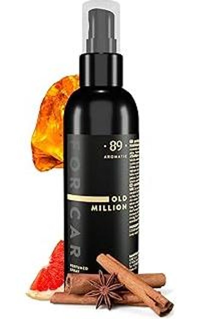 Aromatic -89- Auto Duftspray & Geruchskiller – Moschus, Zimt, Amber & Grapefruit Autoduft 100ml – Auto Parfum & Rauchgeruchsentferner, Auto Luf...