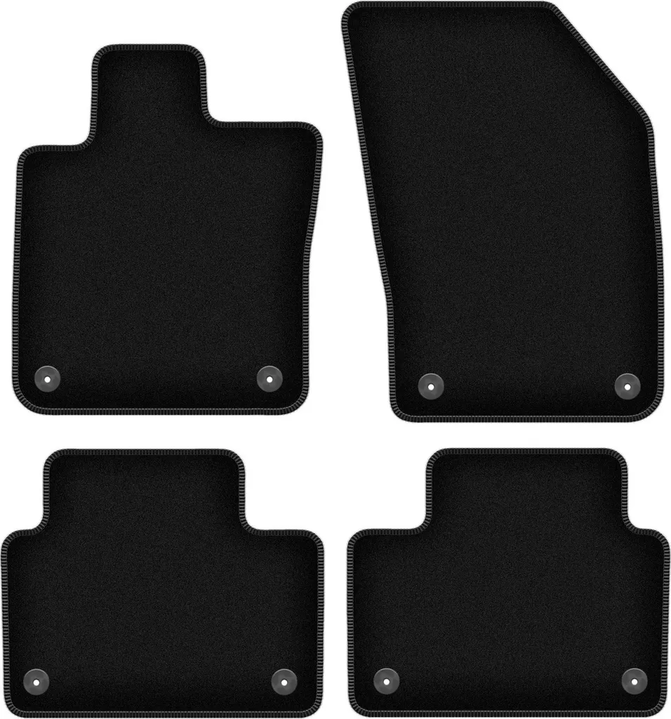 Set 4 Tappetini Sport Volvo S60 S80 V70 XC70 - Rinforzo Elettrosaldato