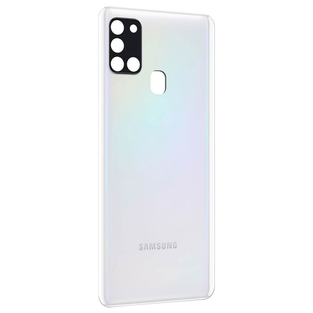 Original Samsung Akkudeckel, neue Rückseite für Samsung Galaxy A21s – Weiß