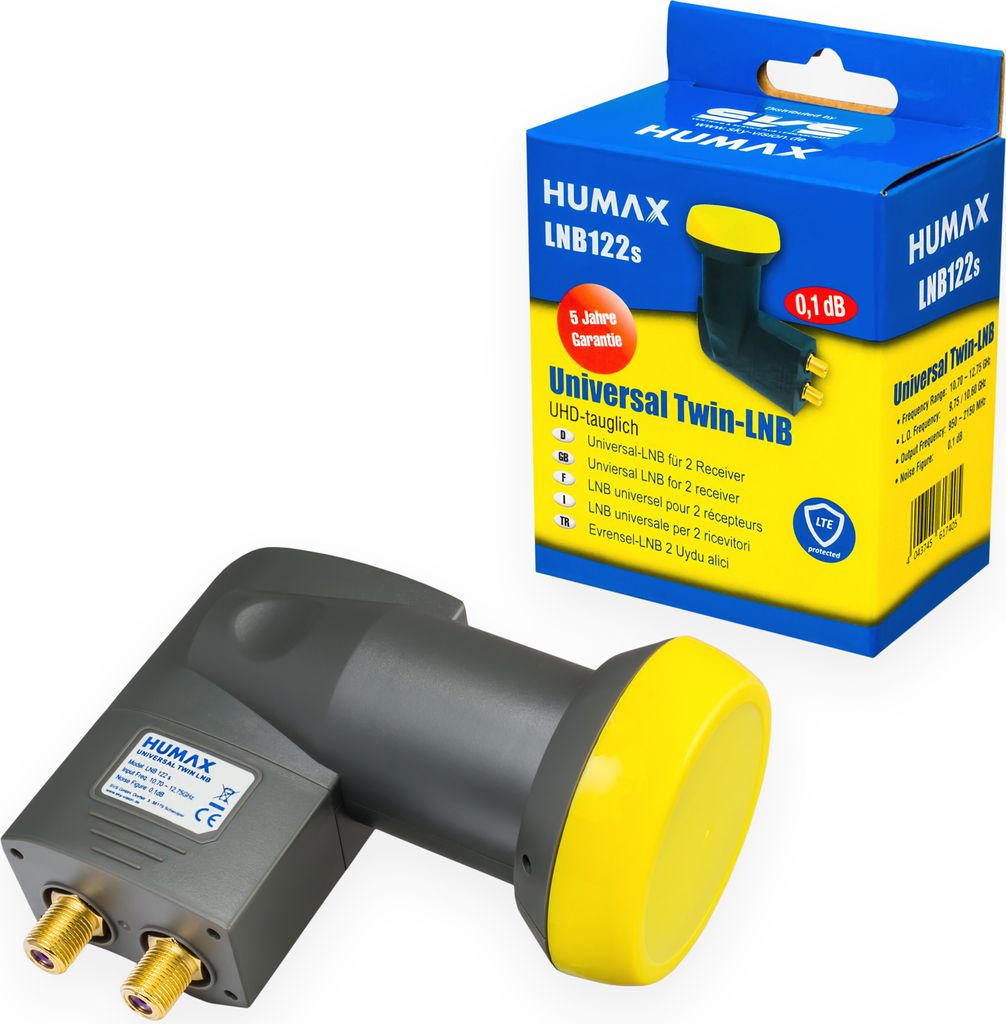 Humax LNB 122 Gold Twin Universal LNB Obrázek produktu 