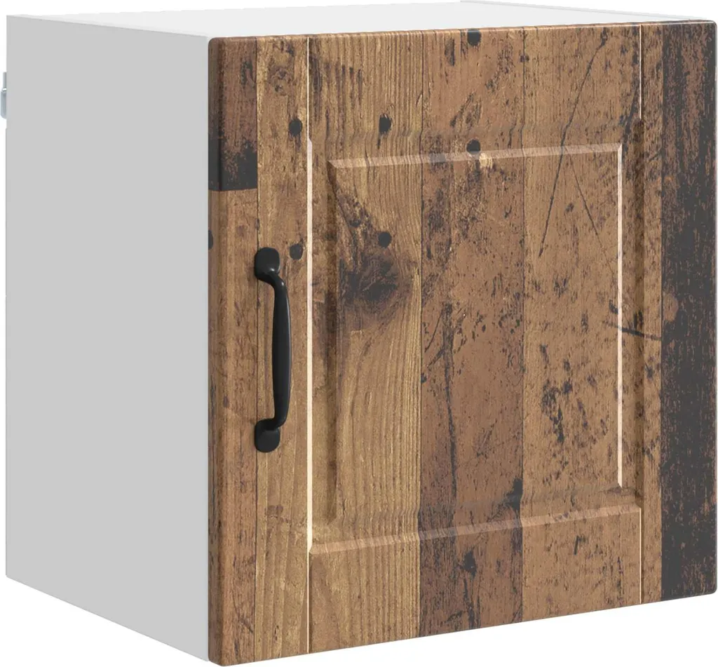 Armadietto Pensile Cucina vidaXL 2 pz Legno Antico Recuperato - 5