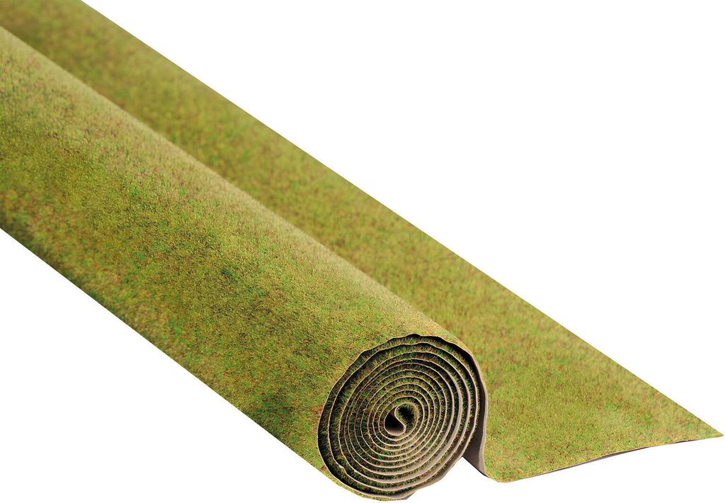 NOCH Grasmatte „Sommerwiese“, mit Modellbau Gras, 120 x 60 cm ideal für Landschaftsbau und DIY