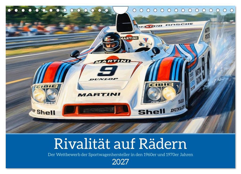 Rivalität auf Rädern (Wandkalender 2027 DIN A4 quer), CALVENDO Monatskalender