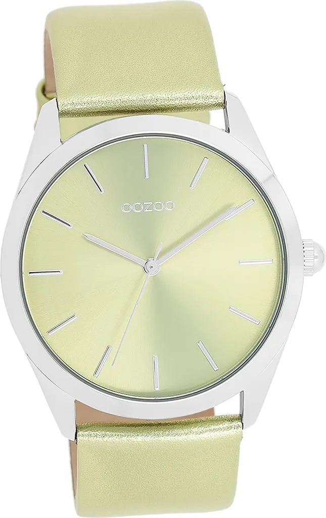 Regala un Oozoo: Orologio Donna Pelle Verde Chiaro C11331