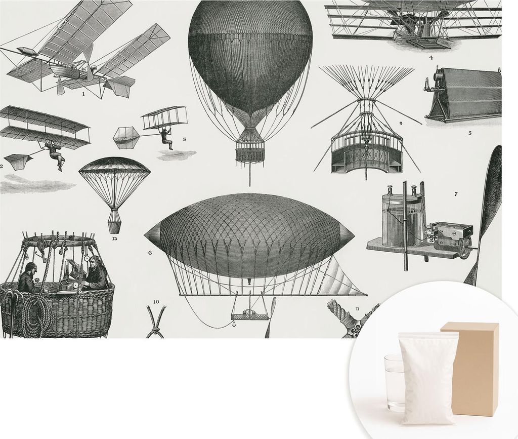 Fototapete - Wandbilder für Wohnzimmer - 104x70 cm - Dekorative Wandfolie - Modernes Design für Wanddekoration - Tapeten für Innenräume - Gesch...