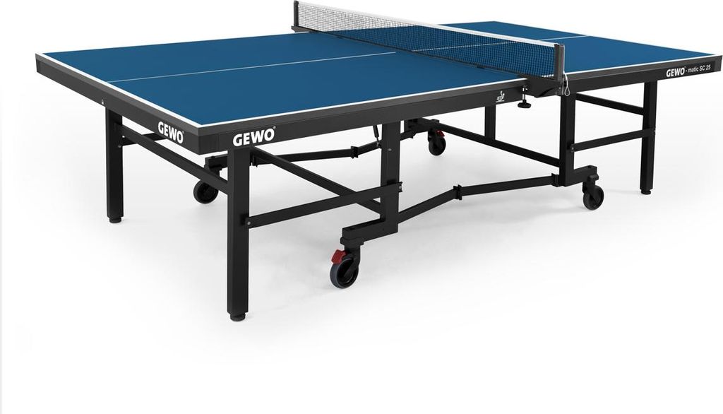 GEWO Tischtennisplatte Indoor / Gewomatic SC 25 / Blau /